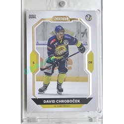 2023/24 Goal cards Chance Liga 1. série #102 David Chroboček Gold 1of20