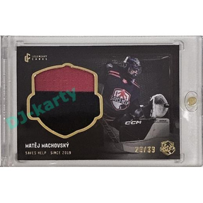 2024 LC Saves Help #SH-08 Matěj Machovský Jersey Memorabilia Gold 29/39