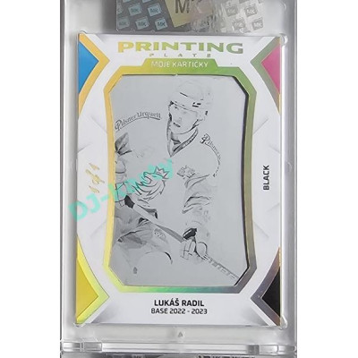2023 MK The Gamers Extended #PP-LR Lukáš Radil BASE Printing Plates 2023 Black 1of1