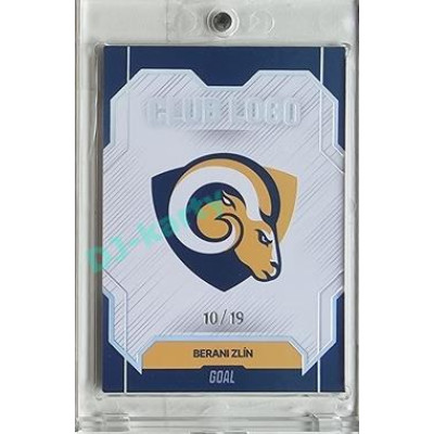 2023/24 Goal cards Chance Liga 1. série #CL-01 BERANI ZLÍN Club Logo Parallel 10/19