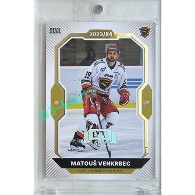 2023/24 Goal cards Chance Liga 2. série #256 Matouš Venkrbec Expo Silver 1of7