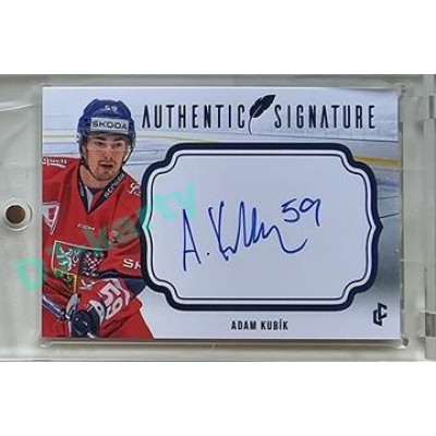 2023/24 LC Expectations Road to Prague #AS-19 Adam Kubík Authentic Signature Blue 3/5