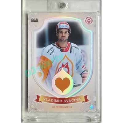 2023/24 Goal cards Chance Liga O kapku lepší hokej #15 Vladimír Svačina Parallel xx/20