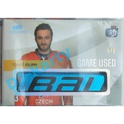 2020 MK reprezentace Tomáš Filippi #2 5/5 Game Used Memorabilia Spectrum