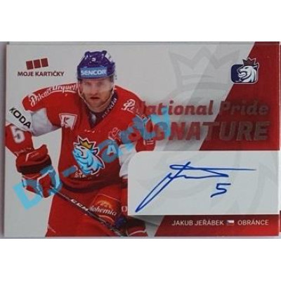 2020 MK reprezentace Jakub Jeřábek #NPS-JJ 03/30 National Pride Signatures