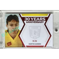 2024 MK Stadion znovu v akci #30YA-09 Martin Klemenc Red parallel xx/35