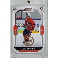 2023/24 Goal cards Chance Liga 2. série #241 Lukáš Stehlík 1st day of issue