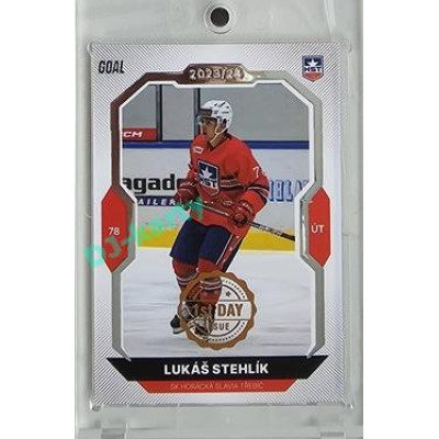 2023/24 Goal cards Chance Liga 2. série #241 Lukáš Stehlík 1st day of issue
