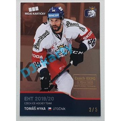 2020 MK reprezentace Tomáš Hyka #11 3/5 Red Czech Expo