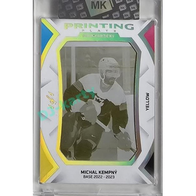 2023 MK The Gamers Extended #PP-MK Michal Kempný BASE Printing Plates 2023 Yellow 1of1