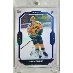 2023/24 Goal cards Chance Liga 2. série #219 Jan Hamřík Blue Expo 1of1