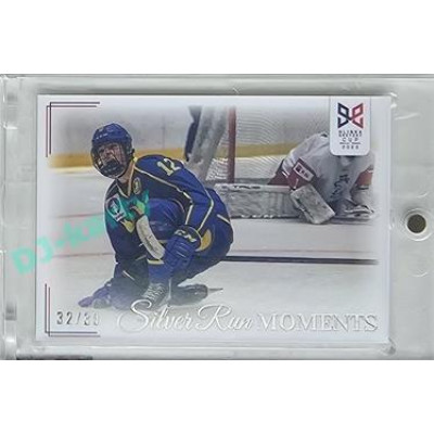 2023/24 Legendary Cards Hlinka Gretzky Cup Young Lions #SRM-39 Fermström zvyšuje na 3:0 pro Švédy Silver Run Moments Rainbow xx/39