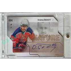 2023/24 Goal cards Chance Liga 1. série #S-19 Ondrej Šedivý Autograph Gold 5/6