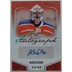 2022/23 Goal Cards Chance Liga 1. série #A-67 Ondřej Bláha Autograph 33/49