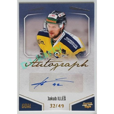 2022/23 Goal Cards Chance Liga 1. série #A-82 Jakub Illéš Autograph 18/49