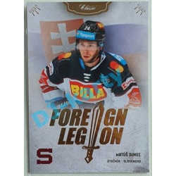 2020/21 OFS 2. série Matúš Sukel´ #FL-MSU Foreign Legion GOLD /77