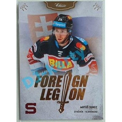 2020/21 OFS 2. série Matúš Sukel´ #FL-MSU Foreign Legion GOLD /77