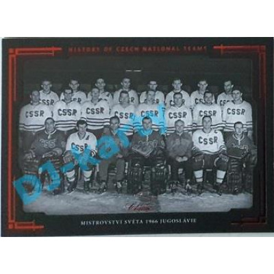 2020 OFS SSČH Mistrovství světa 1966 Jugoslávie #HCNT-23 09/30 History of Czech National Teams Red