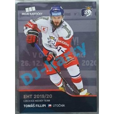 2020 MK reprezentace Tomáš Filippi #5 Blue Promo