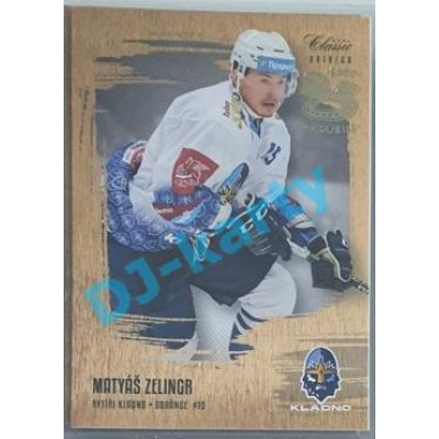 2019/20 OFS Matyáš Zelingr #246 1/1 Gold Rainbow Expo Pard.