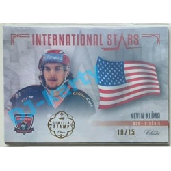2019/20 OFS Kevin Klíma #IS-KKL 10/15 International Stars Limited Stamp