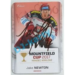 2017 OFS Mountfield Cup Jake Newton #29 2/10 Autograph Die Cut