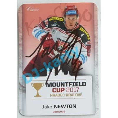 2017 OFS Mountfield Cup Jake Newton #29 2/10 Autograph Die Cut