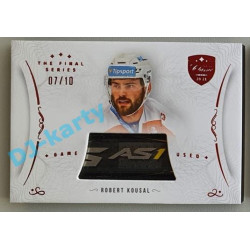 2021/22 OFS The Final Series Robert Kousal #STI-KOR 07/10 Game Used Stick Red
