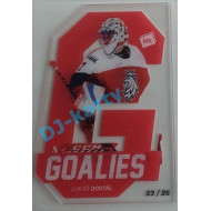 2021 MK reprezentace Lukáš Dostál #G5 05/25 Goalies Red Die-cut