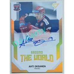 2021/22 Sportzoo TIPSPORT ELH 2. série #AWS-09 Ahti Oksanen Around The World Auto 72/90