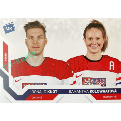 2021/22 MK reprezentace #081 R. Knot / S. Kolowratová ZOH