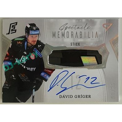 2022/23 Sportzoo ELH 2. série #SM-DG Dávid Gríger Spectacle Memorabilia 09/35