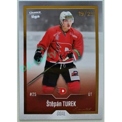 2022/23 Goal Cards Chance Liga Update #481 Štěpán Turek Gold xx/23