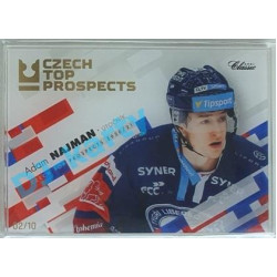 2020/21 OFS 2. série Adam Najman #CTP-16 02/10 Czech Top Prospects Plexiglass