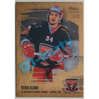 2019/20 OFS Kevin Klíma #370 8/9 Gold Rainbow