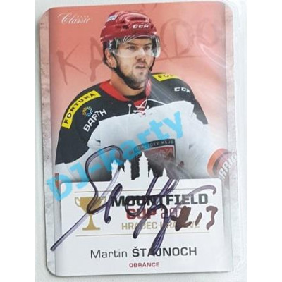 2017 OFS Mountfield Cup Martin Štajnoch #30 2/10 Autograph Die Cut