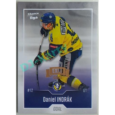2022/23 Goal Cards Chance Liga 1. série #094 Daniel Indrák Expo Pardubice