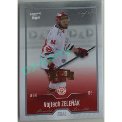 2022/23 Goal Cards Chance Liga 1. série #135 Vojtech Zeleňák Expo Pard. Silver 1 of 3