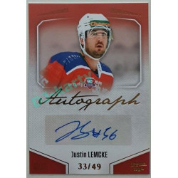 2022/23 Goal Cards Chance Liga 1. série #A-68 Justin Lemcke Autograph 33/49