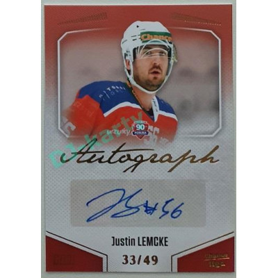 2022/23 Goal Cards Chance Liga 1. série #A-68 Justin Lemcke Autograph 33/49