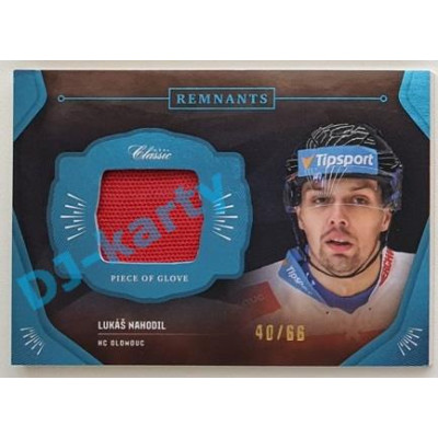 2020/21 OFS 2. série Lukáš Nahodil #RPS-LNA 16/66 Game Used Remnants