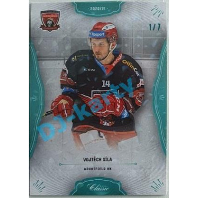 2020/21 OFS 2. série Vojtěch Síla #328 1/7 Blue Aquadropp