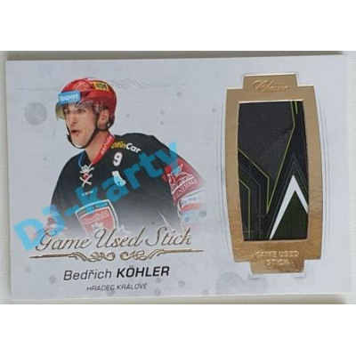 2017/18 OFS Bedřich Köhler #GUS-21 02/20 Game Used Stick