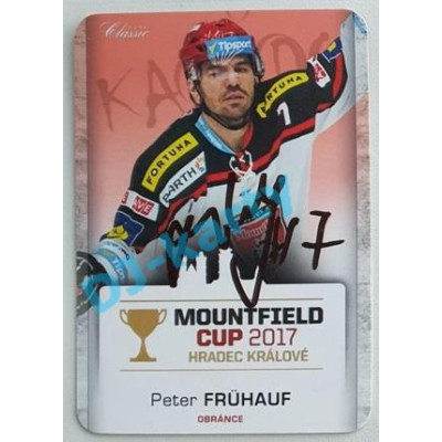 2017 OFS Mountfield Cup Peter Frühauf #31 2/10 Autograph Die Cut