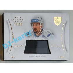 2021/22 OFS The Final Series Petr Holík #STI-HOP 16/20 Game Used Stick Gold
