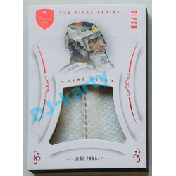 2021/22 OFS The Final Series Jiří Trvaj #MEM-JT 03/10 Game Used Red