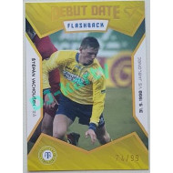 2021/22 Sportzoo Fortuna Liga 2. série #DF5 Štěpán Vachoušek DEBUT DATE FLASHBACK LIMITED 97/99