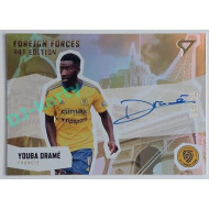 2022/23 Sportzoo Fortuna Liga 2. série #FFS-YD Youba Dramé Foreing Forces Art Edition Auto xx/35