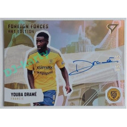 2022/23 Sportzoo Fortuna Liga 2. série #FFS-YD Youba Dramé Foreing Forces Art Edition Auto xx/35