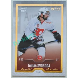 2022/23 Goal Cards Chance Liga Update #483 Tomáš Svoboda Gold xx/23